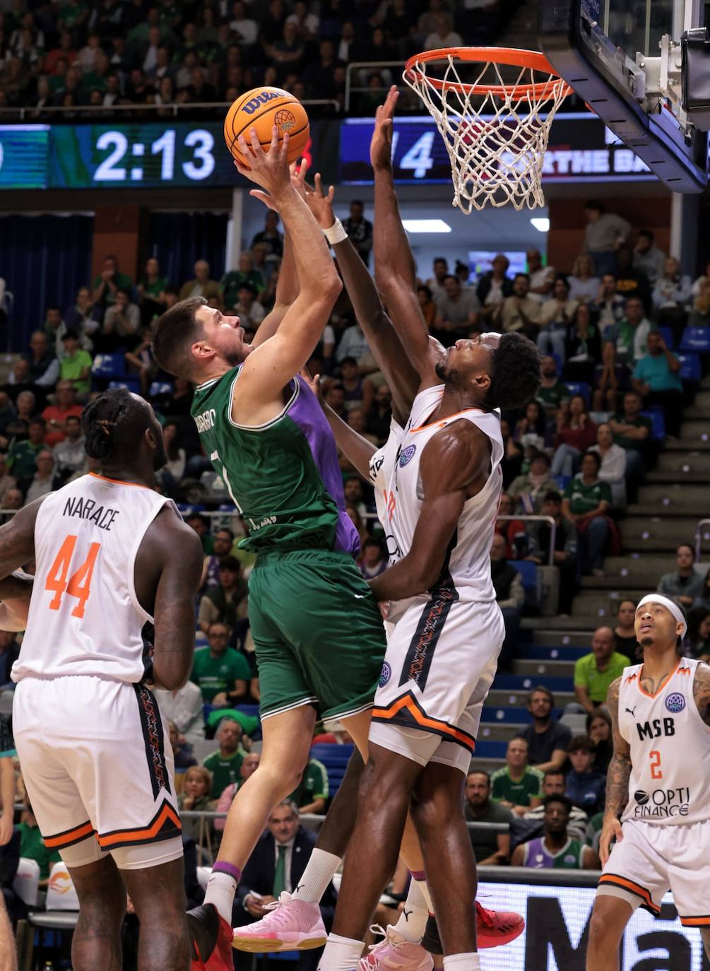 El Unicaja-Le Mans, en imágenes