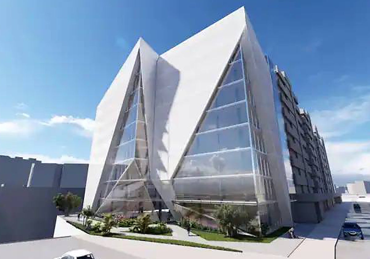 Imagen principal - Así son los nuevos edificios de oficinas que meten a Málaga en la liga de las grandes ciudades