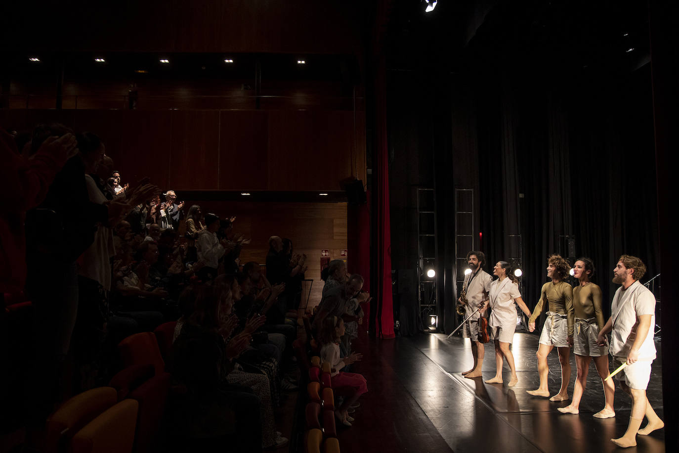 &#039;El curso de la vida&#039; de David Segura en el Teatro Echegaray, en imágenes