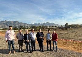 Avanzan «a buen ritmo» las obras del Gran Parque de Mijas