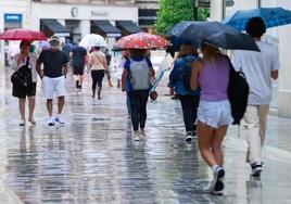 La borrasca 'Celine' llega este lunes con lluvias en Málaga y gran parte de Andalucía