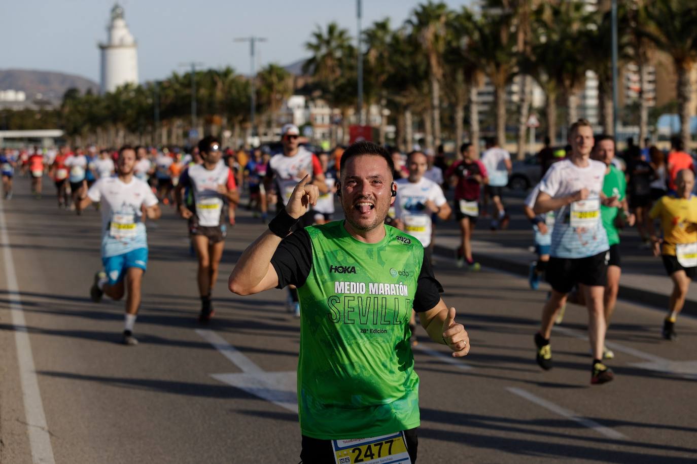 Toroitich pulveriza el récord de la Media Maratón de Málaga, con un registro de 59:13, más de un minuto menos que la plusmarca alcanzada en 2022.