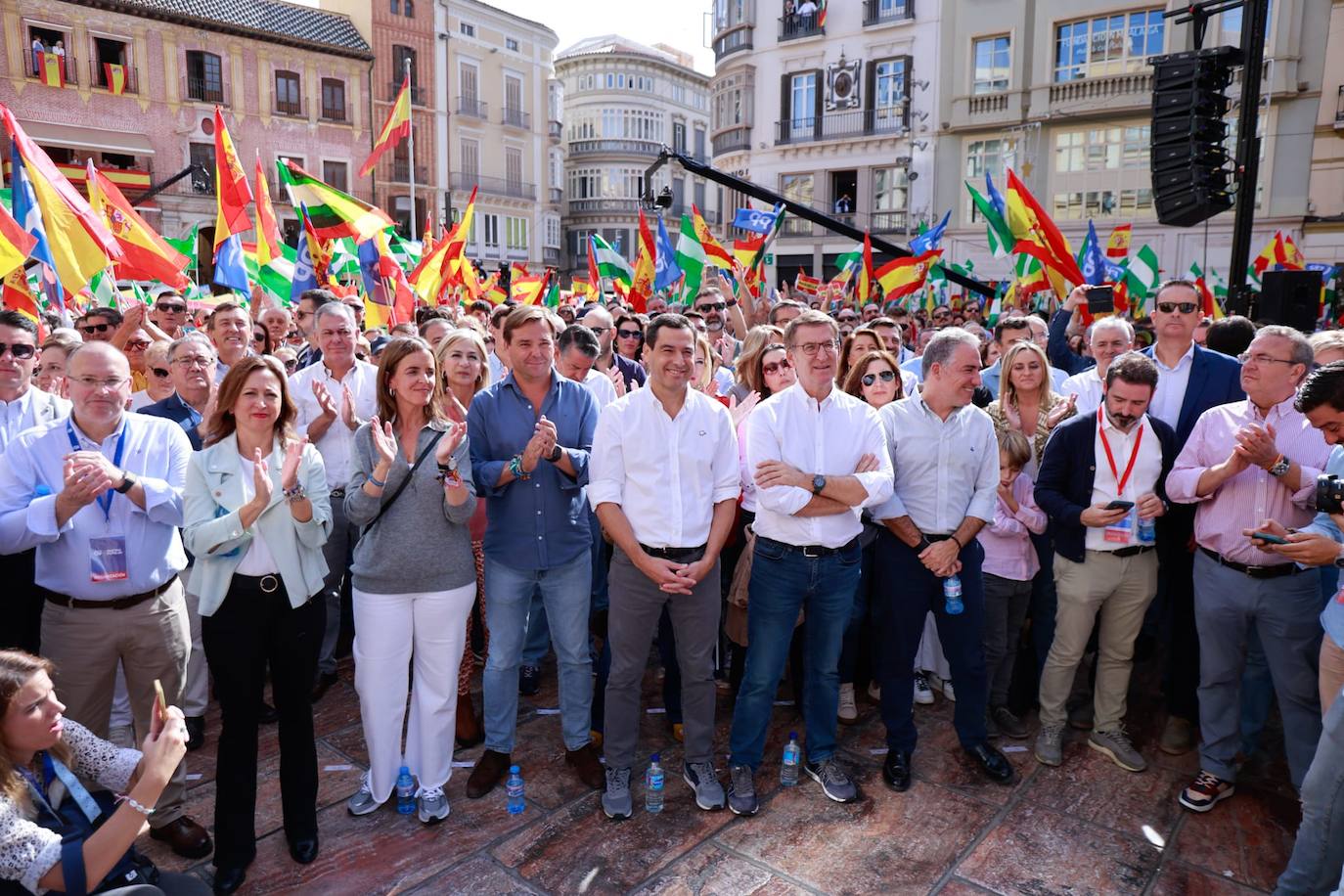 El PP reúne a 20.000 personas en Málaga contra la amnistía