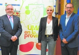 Joaquín Villanova, María Jesús Fernández y Sergio Cortés.