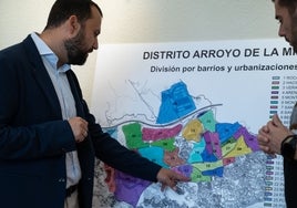 Olea presenta la división por distritos.
