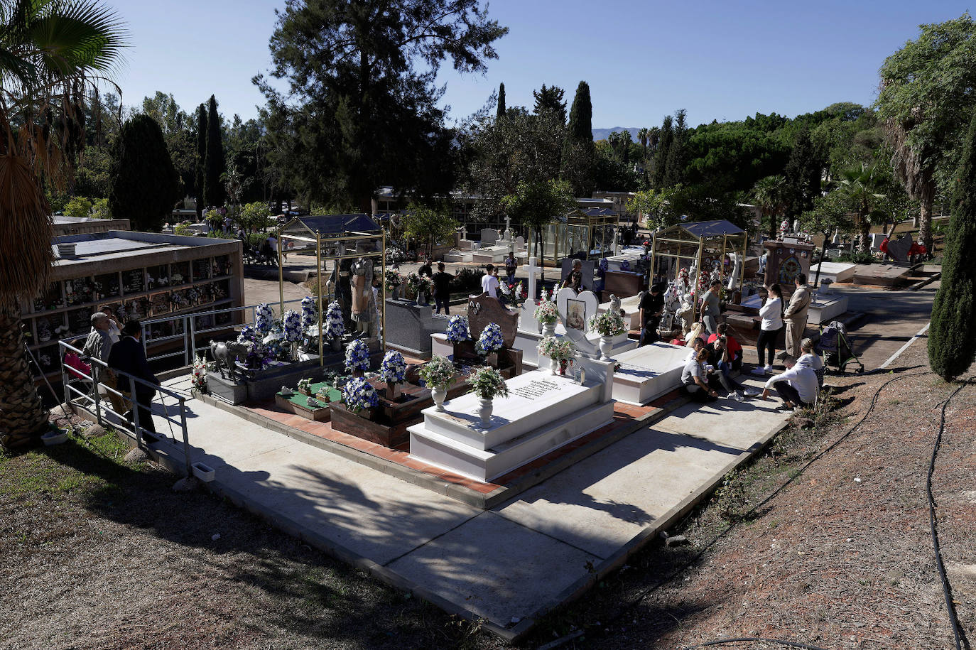 Parque Cementerio San Gabriel en Málaga capital.