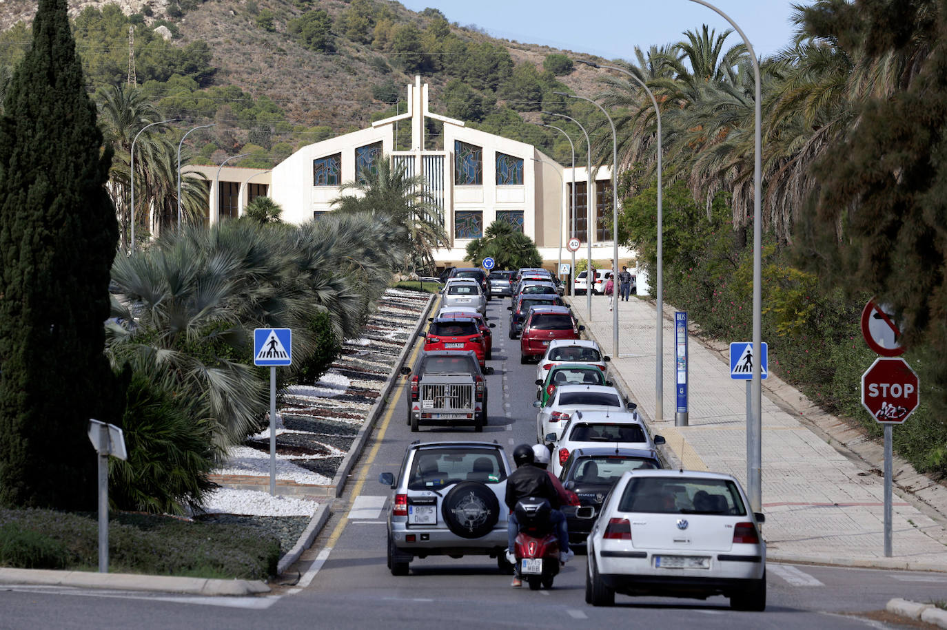 Parque Cementerio San Gabriel en Málaga capital.