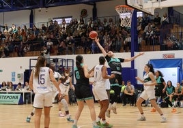 El CAB Estepona se lleva el premio en el intenso reencuentro con el Unicaja Mijas