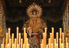 La Virgen del Gran Poder el Jueves Santo.
