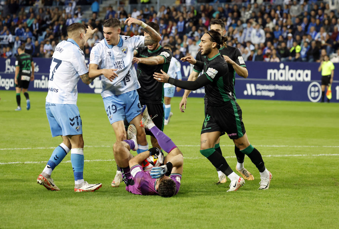 El Málaga- Córdoba, en imágenes