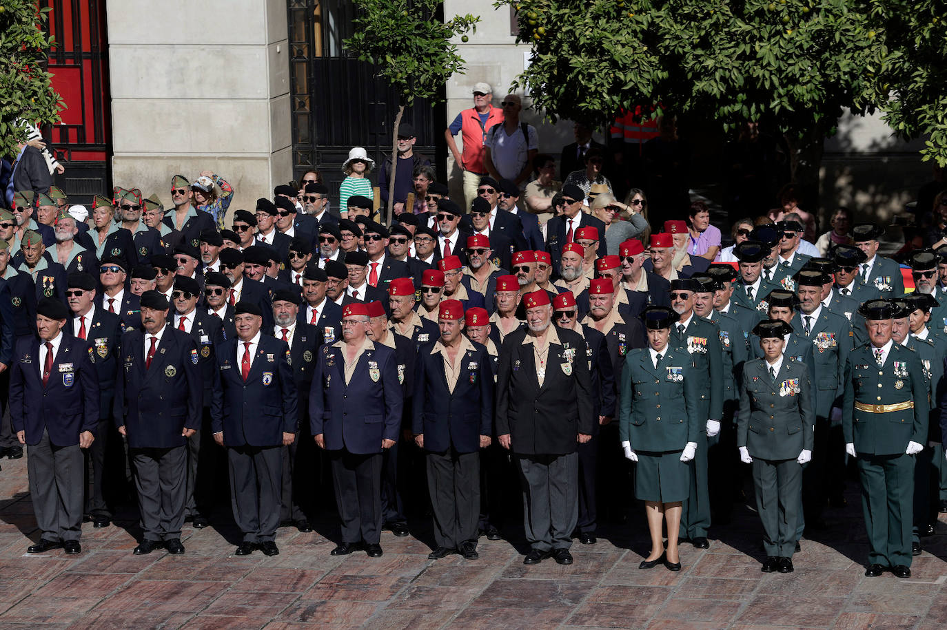 Celebración del XXIV Día del Veterano de las Fuerzas Armadas y de la Guardia Civil en Málaga