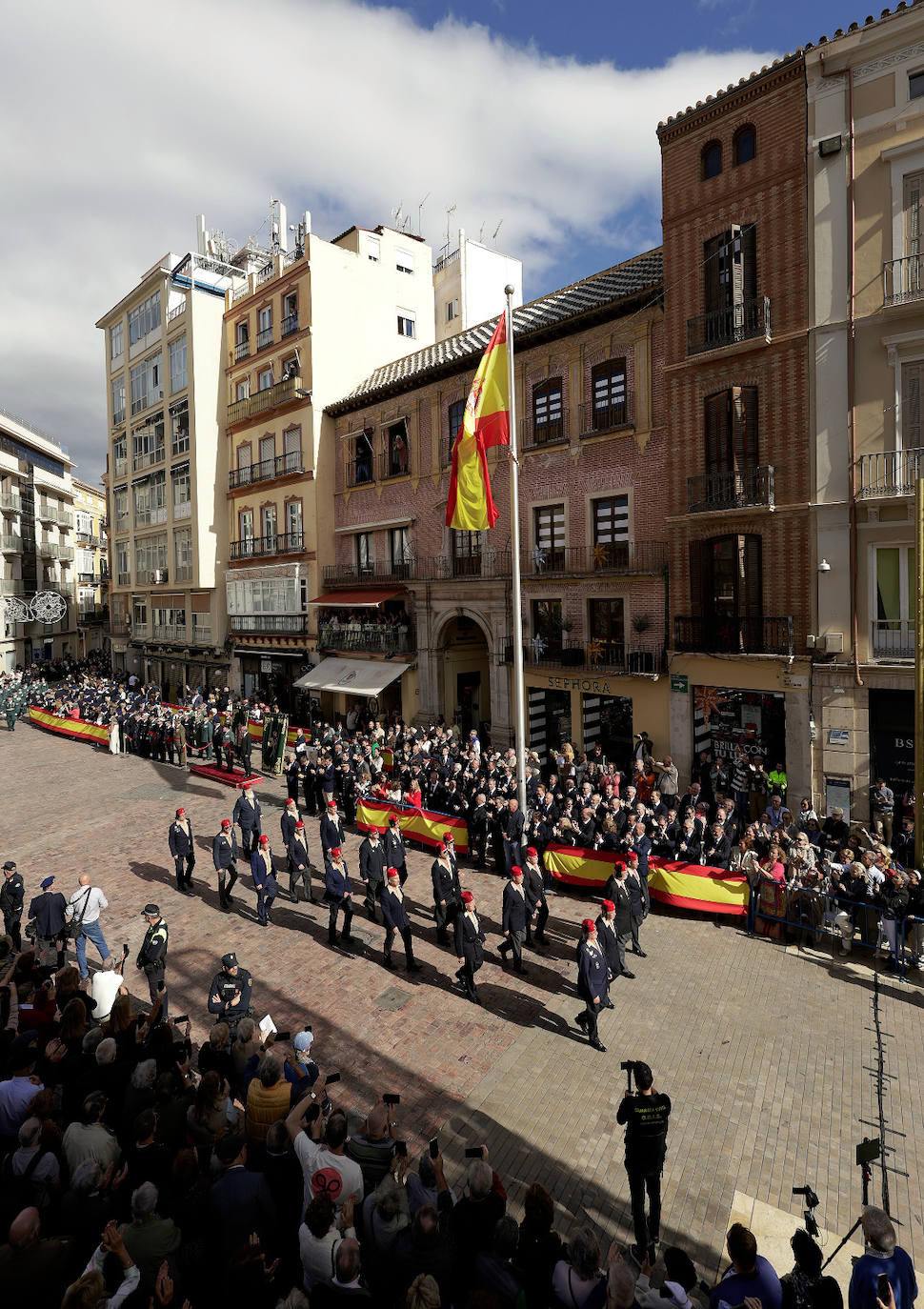 Celebración del XXIV Día del Veterano de las Fuerzas Armadas y de la Guardia Civil en Málaga