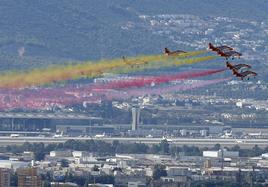 La Patrulla Águila llega por sorpresa a Málaga