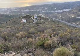 Vista panorámica del casco urbano de Torrox.