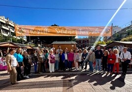 Inauguración del rastrillo solidario de Fuengirola.