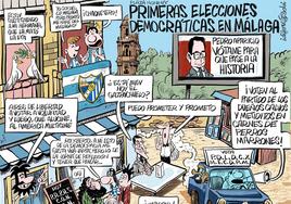 La Plaza Noniná: Las primeras elecciones democráticas en Málaga, por Idígoras y Pachi