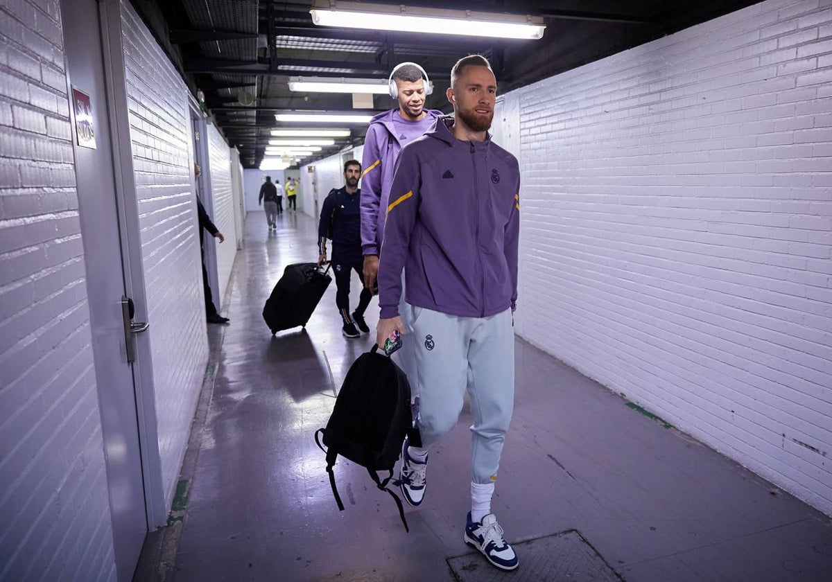 Musa y Tavares, antes de un partido.