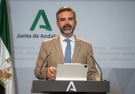 Ramón Fernández-Pacheco, portavoz del Gobierno andaluz.