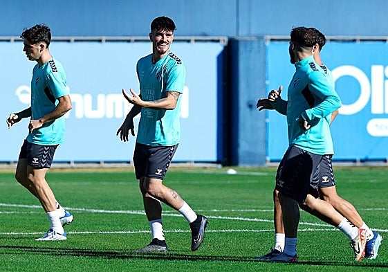 Diego Murillo, en una sesión de entrenamiento.