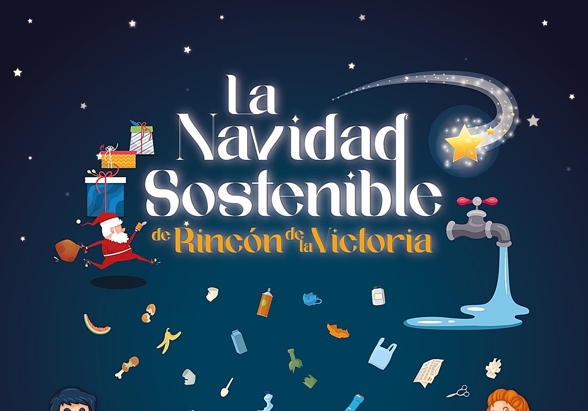 Cartel de la iniciativa destinada a los niños y niñas de Rincón de la Victoria.