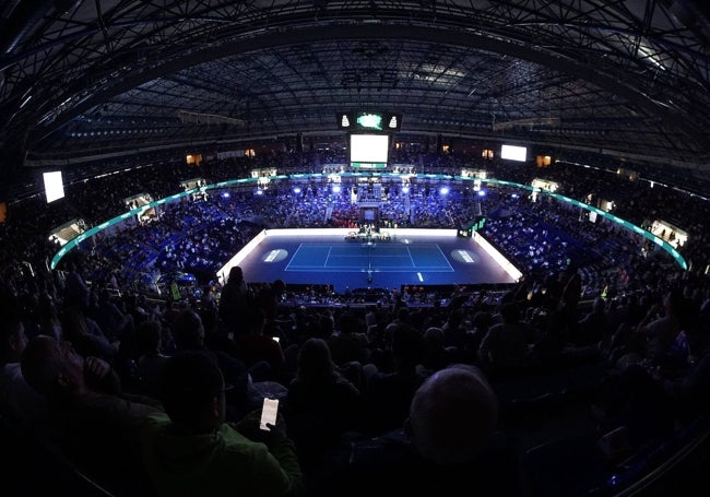 Panorámica del Martín Carpena, en la final de la Copa Davis de 2022, un Australia-Canadá.