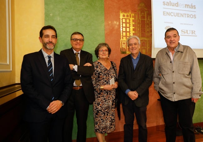 Miguel Gil, Francesc Palau, Francisca Sánchez, Emilio Alba y Pedro Luis Gómez