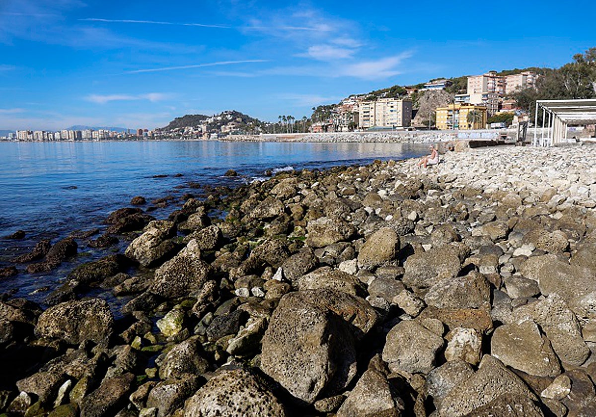 Una vista de los Baños del Carmen, uno de los lugares icónicos de Málaga.