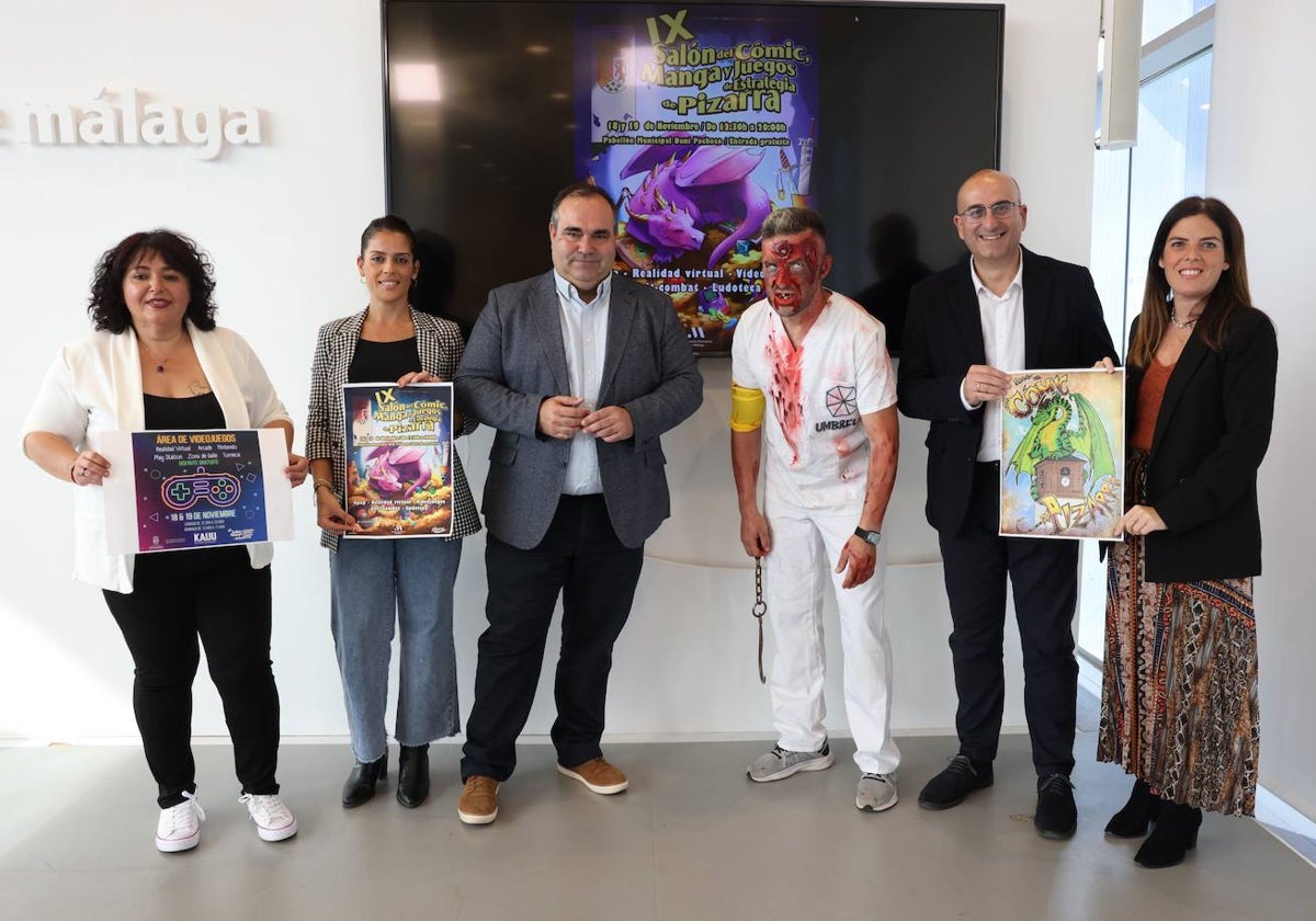 Presentación del IX Salón del Cómic, Manga y Juegos de Estrategia de Pizarra.