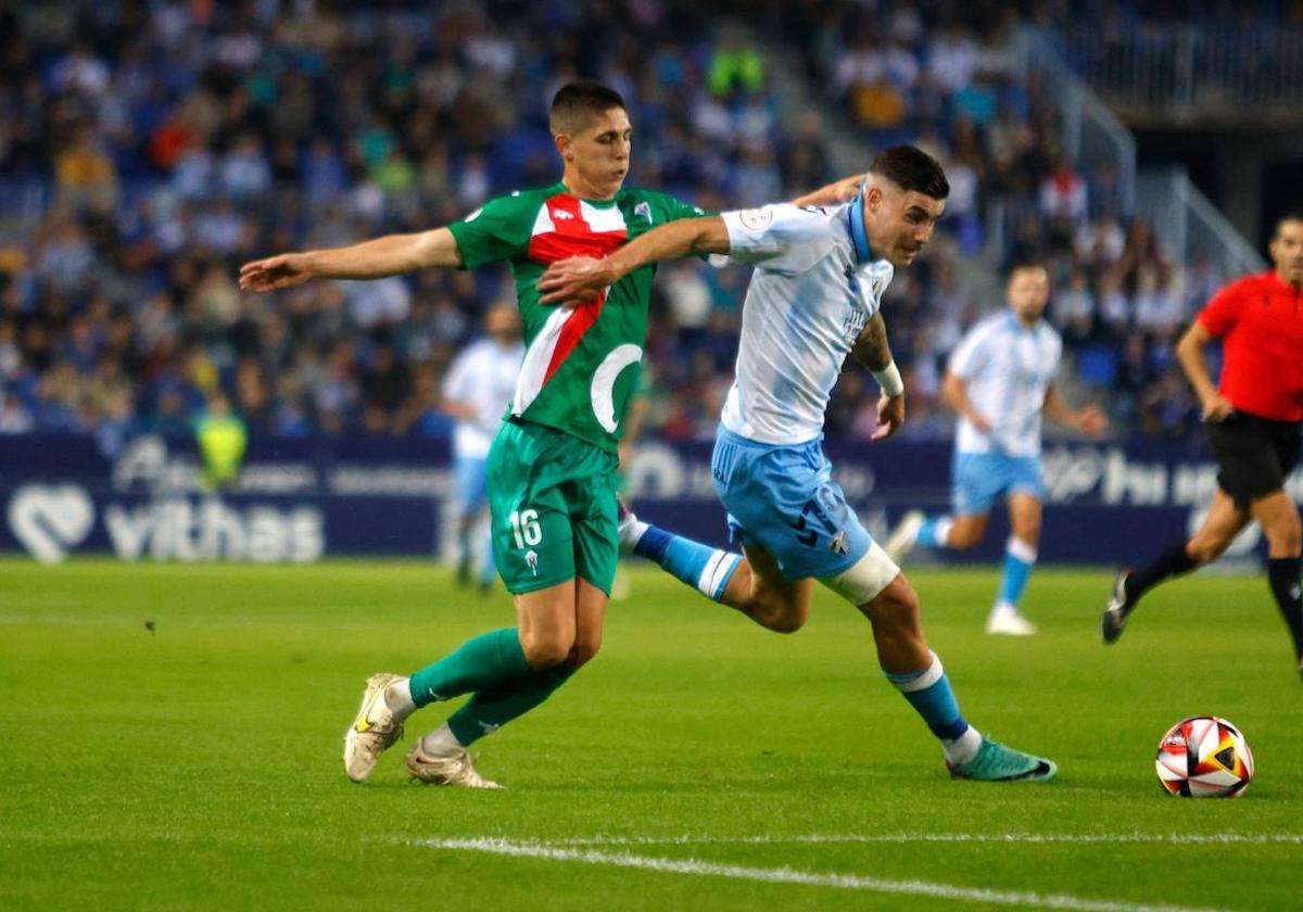 El Málaga-Alcoyano en La Rosaleda, en imágenes