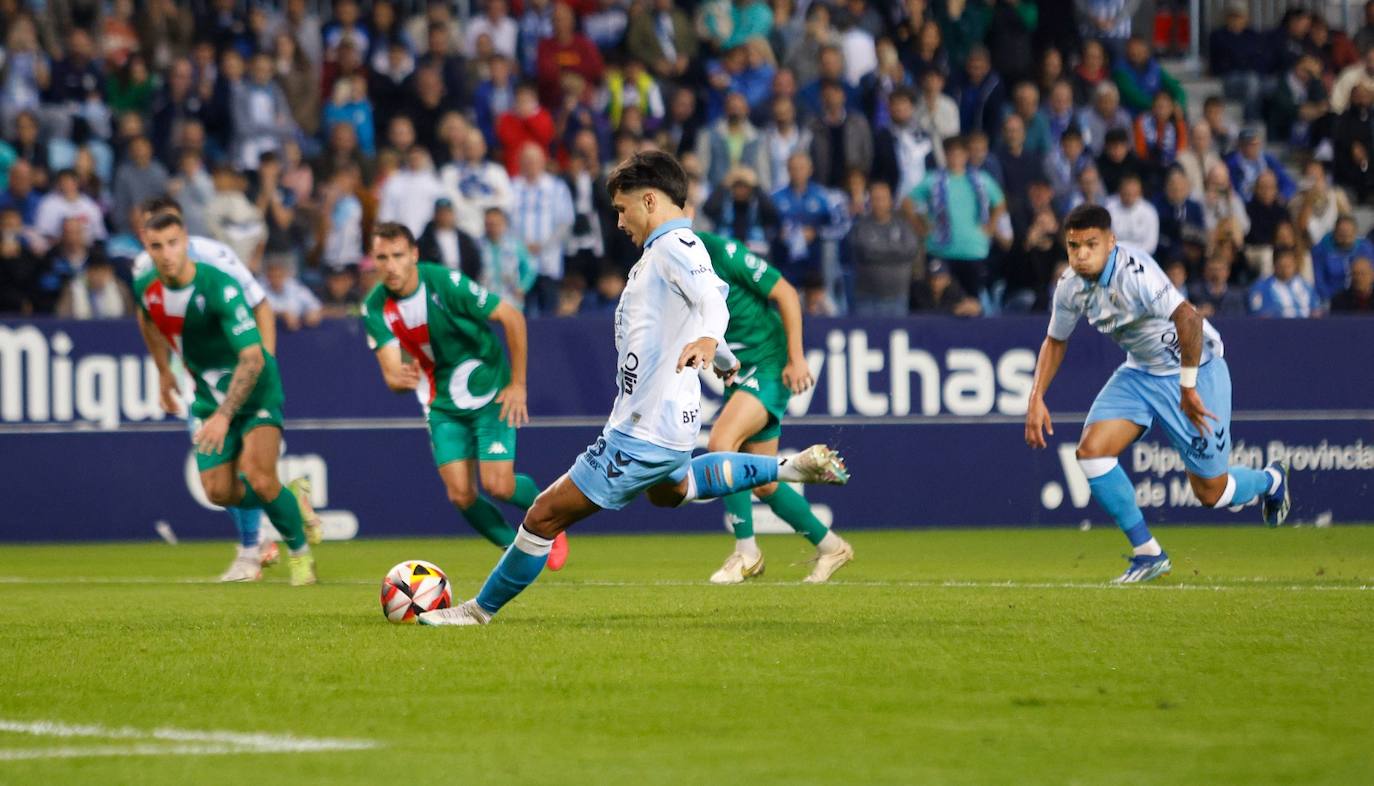 El Málaga-Alcoyano en La Rosaleda, en imágenes