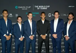 El equipo de Copa Davis de Canadá.