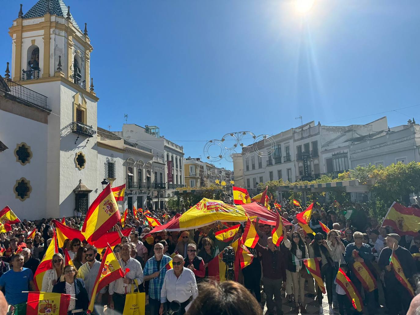 Cocnentración en Ronda, este domingo.