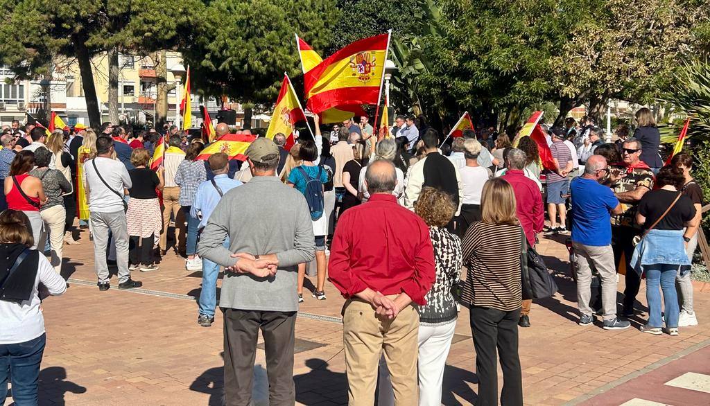 Protesta contra la amnistía en Vélez-Málaga
