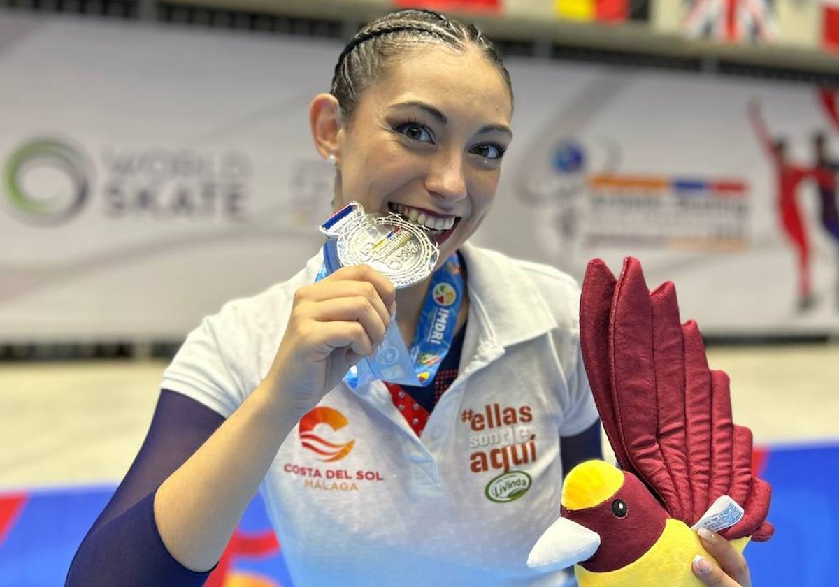 Natalia Baldizzone con su premio