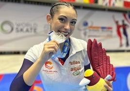 Natalia Baldizzone con su premio