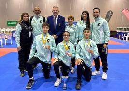 Los karatecas del Goju Ryu Torremolinos conquistan un oro, una plata y un bronce en el campeonato de España