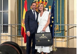 Pérez y Alegría, este martes, en Madrid.