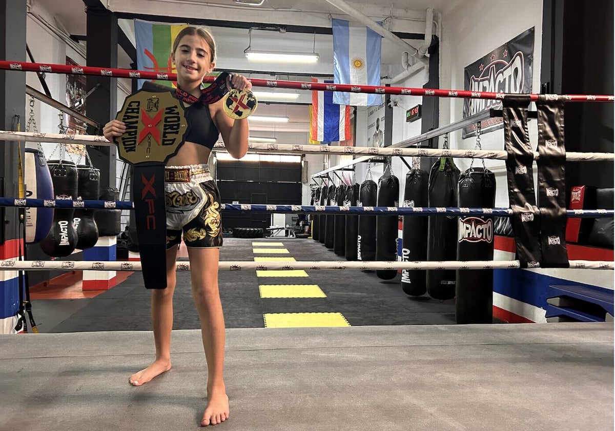 La luchadora sin rival que aprendió de su padre
