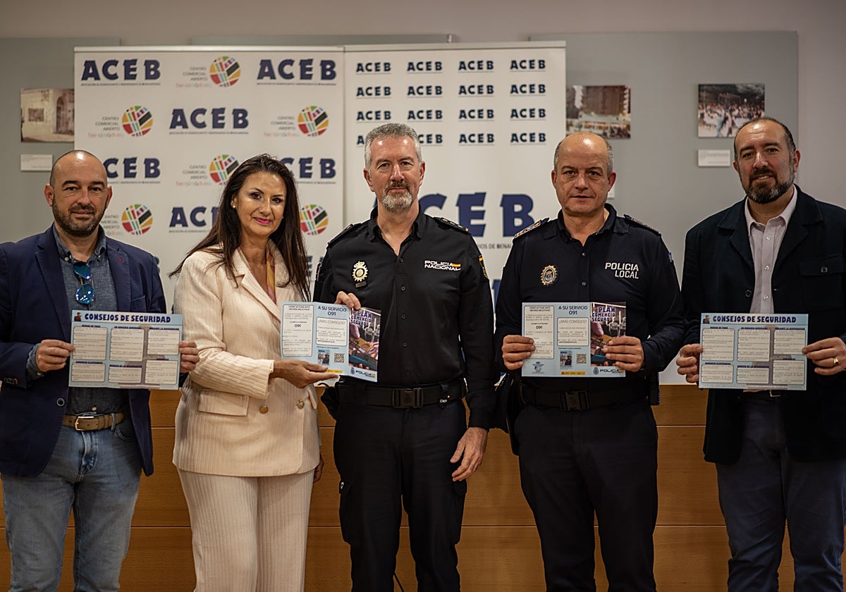 Presentación de la campaña 'Comercio Seguro' en la Asociación de Comerciantes de Benalmádena.