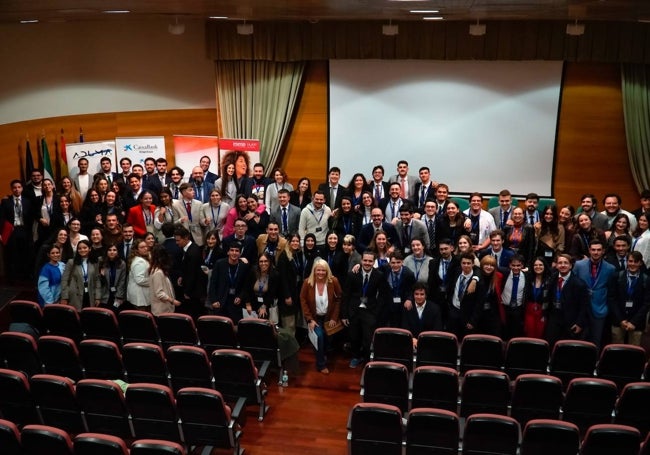Participantes del I Torneo Nacional ADUMA en el Rectorado.