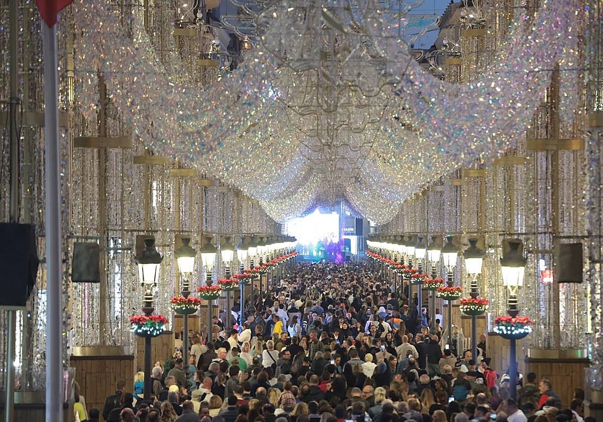Estas son las canciones que acompañan a las luces de Navidad en la calle Larios de Málaga