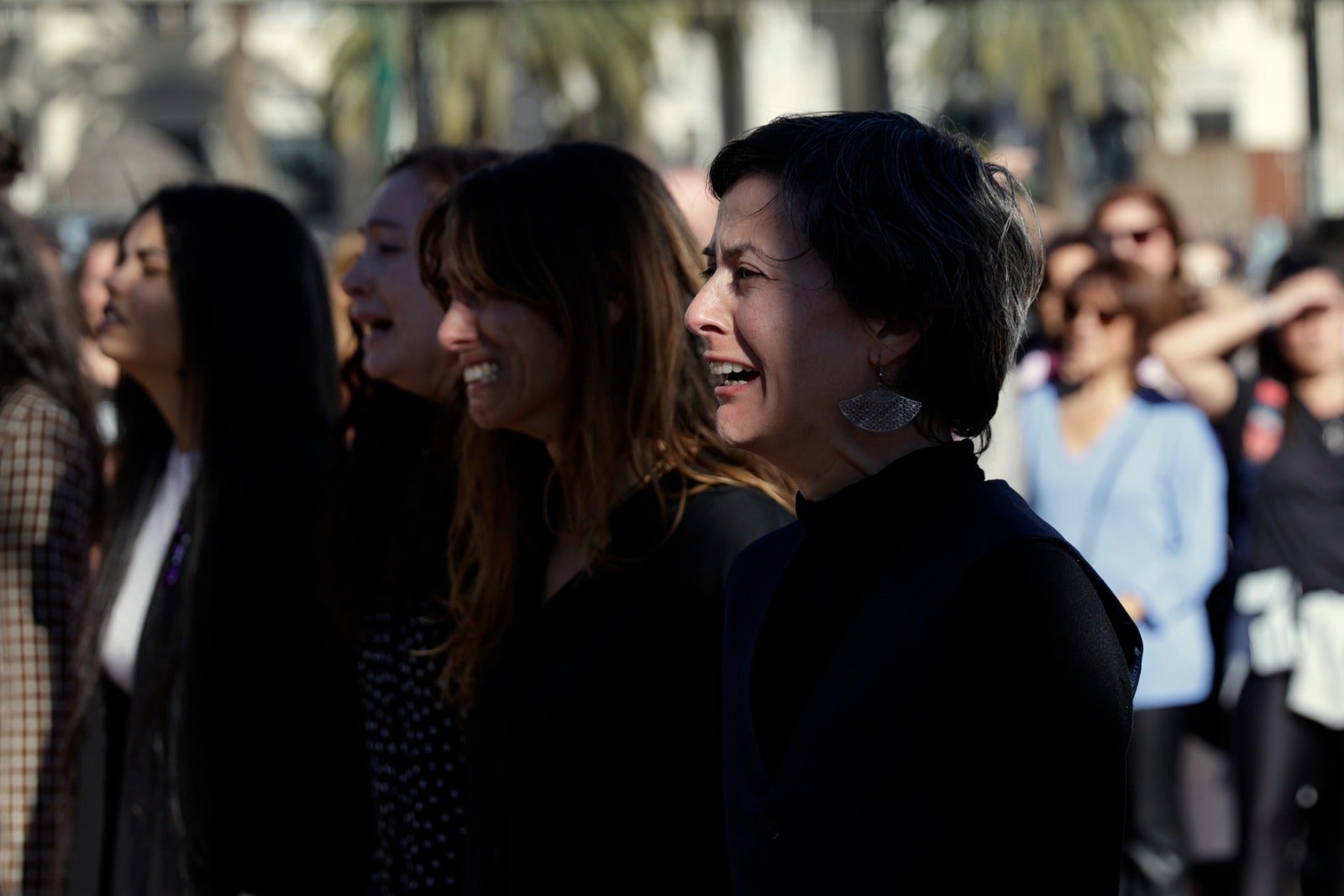 Unas 3.000 personas participan en la manifestación del 25N en Málaga