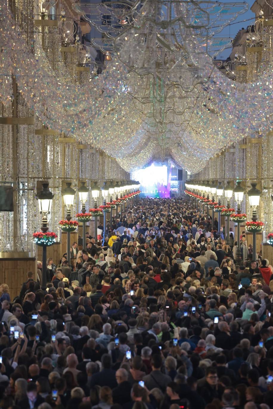 Málaga inaugura su alumbrado de Navidad 2023