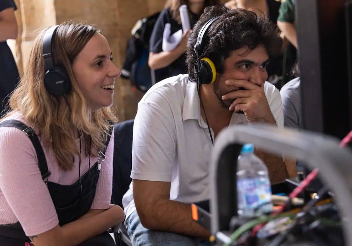 Los malagueños Carmen Garrido y Alejandro Marín, productora ejecutiva y director de 'Te estoy amando locamente'