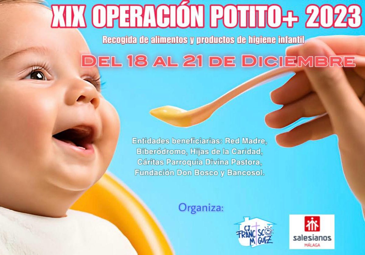 Cartel de la 'Operación Potito'.