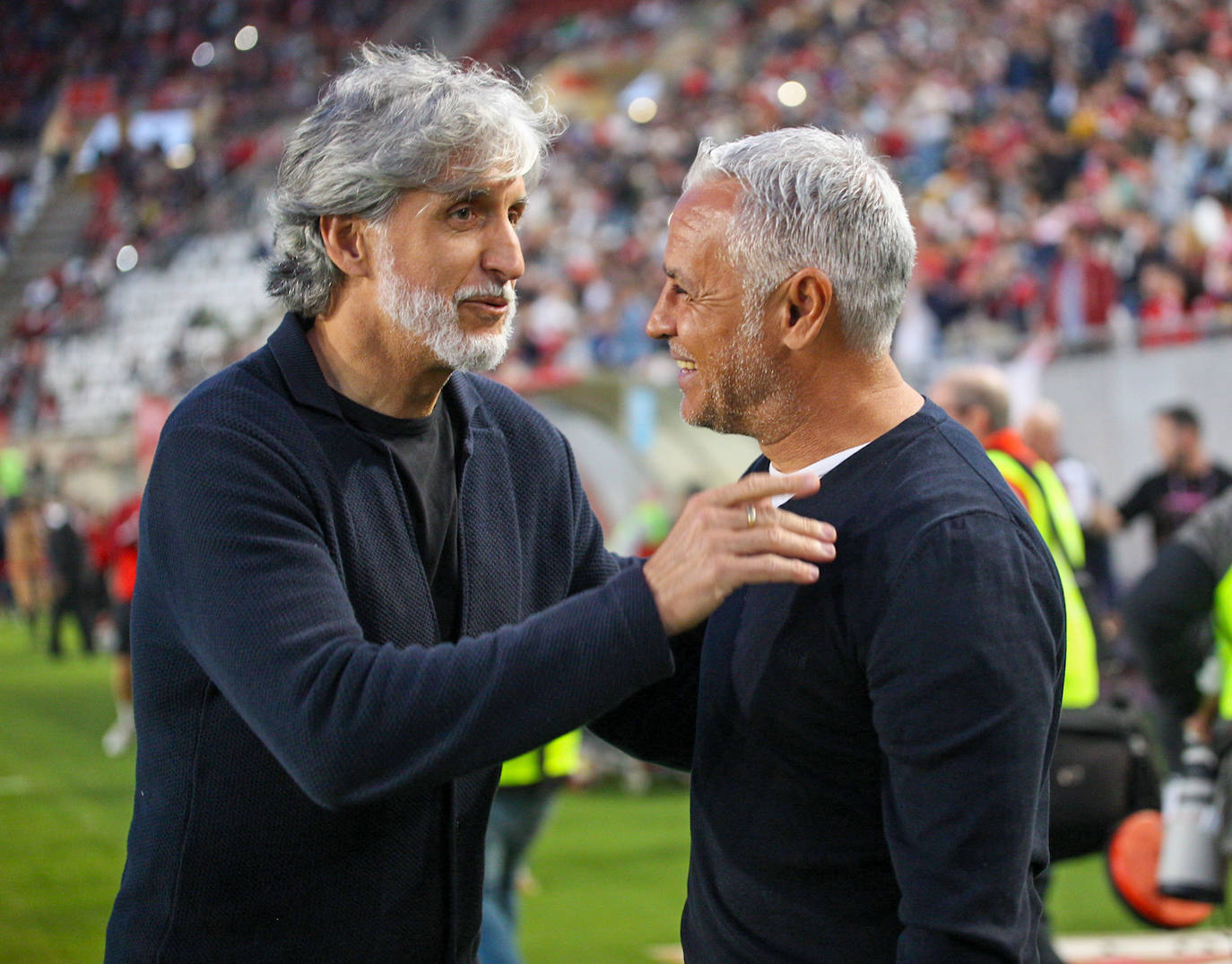 La goleada del Málaga en Murcia, en imágenes