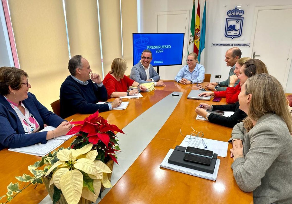 Junta de Gobierno en la que se dio el visto bueno a los presupuestos.