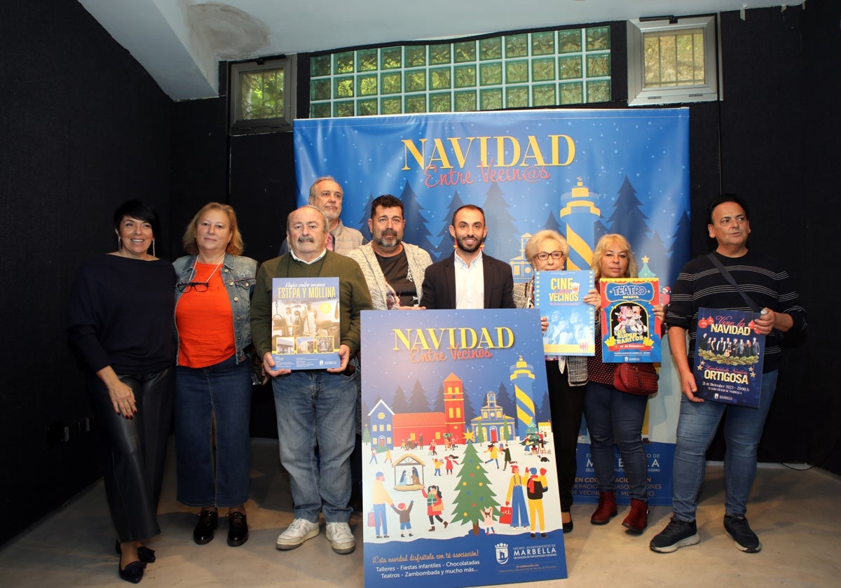 Marbella reparte 5.000 trípticos informativos para promocionar el programa navideño