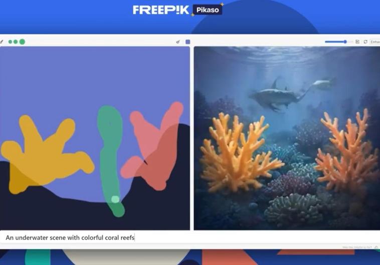 Pikaso, el último 'juguete' de la IA, es malagueño y convierte tus garabatos en ilustraciones en tiempo real