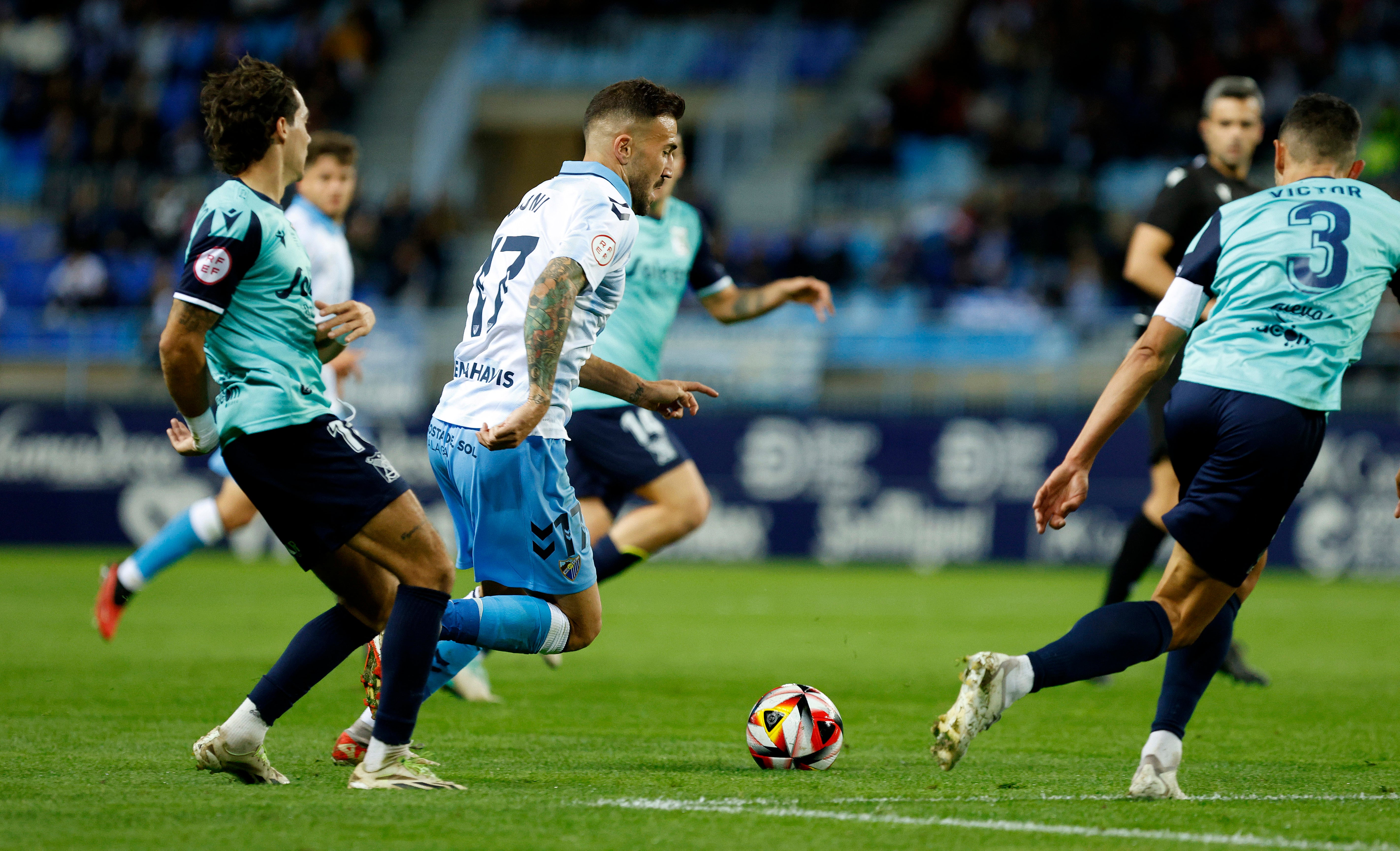 Las mejores imágenes del Málaga - Sanluqueño